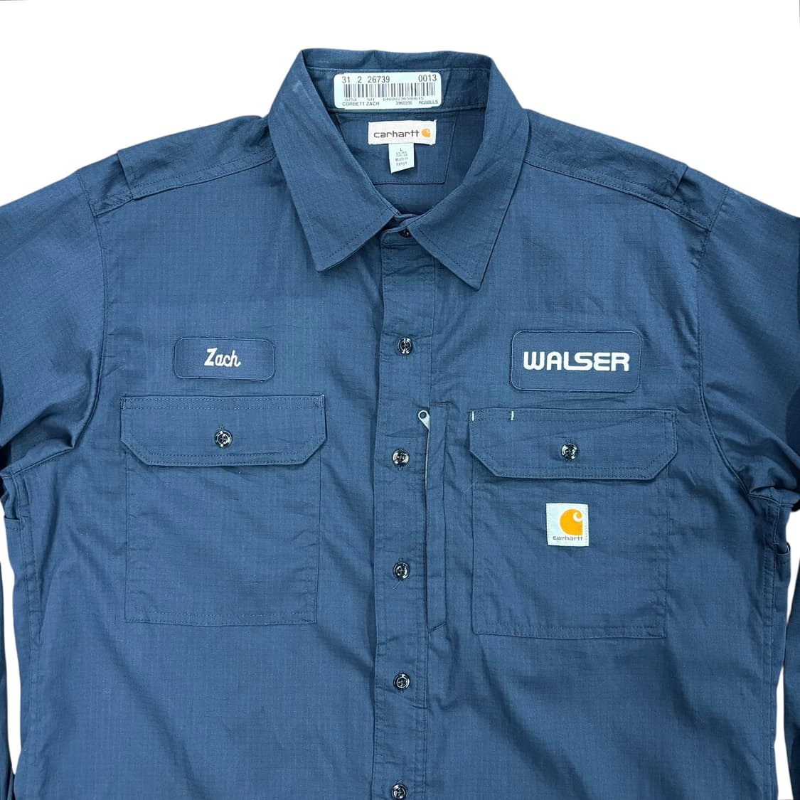 (L) 칼하트 패치 디테일 투 포켓 워크 셔츠 상품이미지2