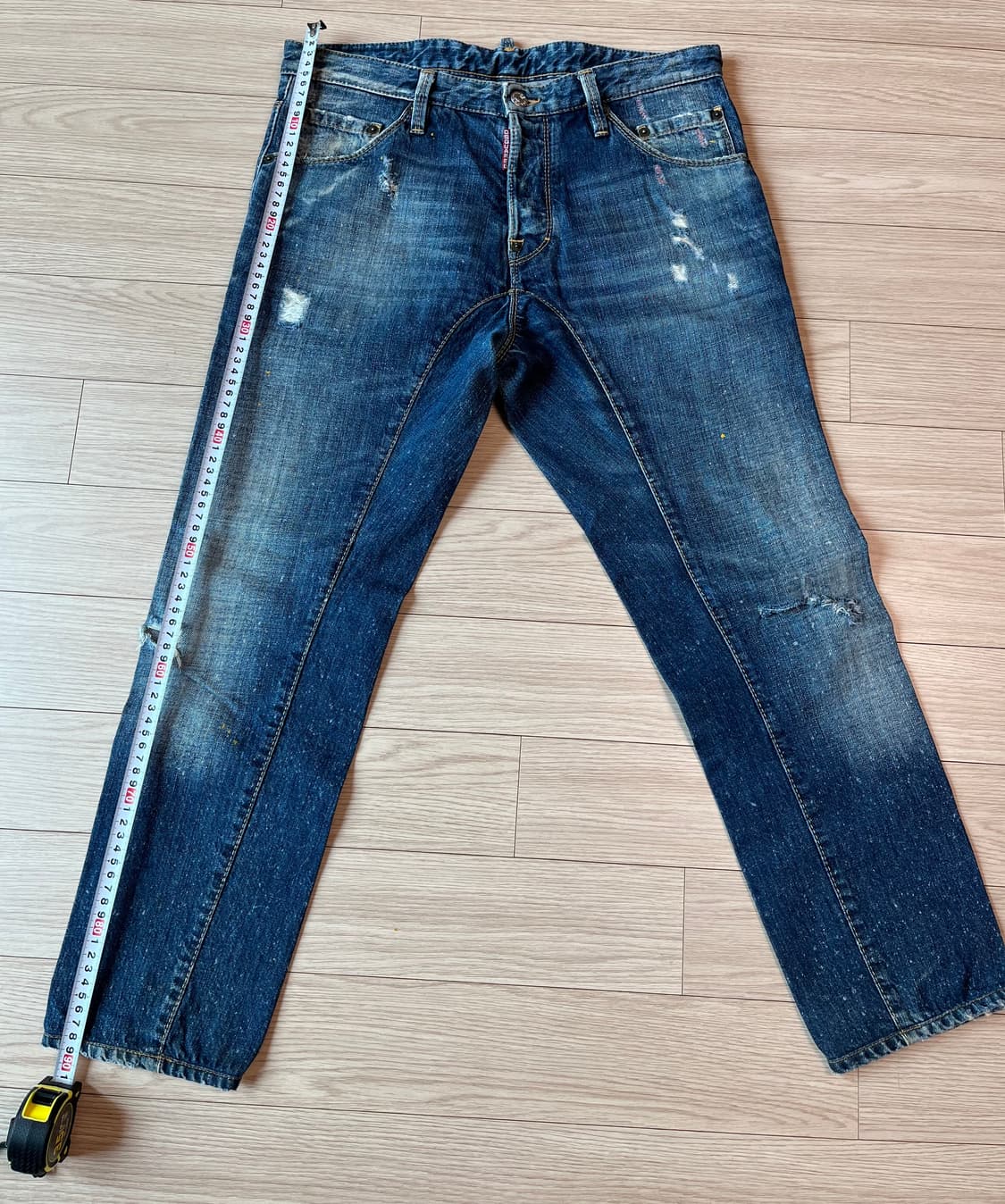 디스퀘어드 데미지 워싱 청바지 46 정품 상품이미지8