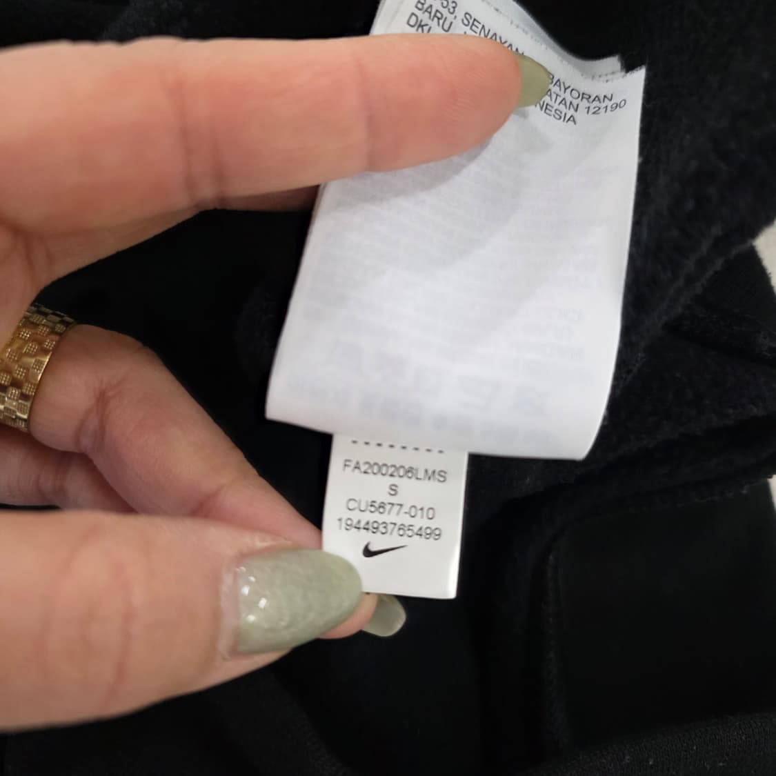 [S] 나이키 스우시 크롭 빅로고 후드티 0202J 상품이미지5