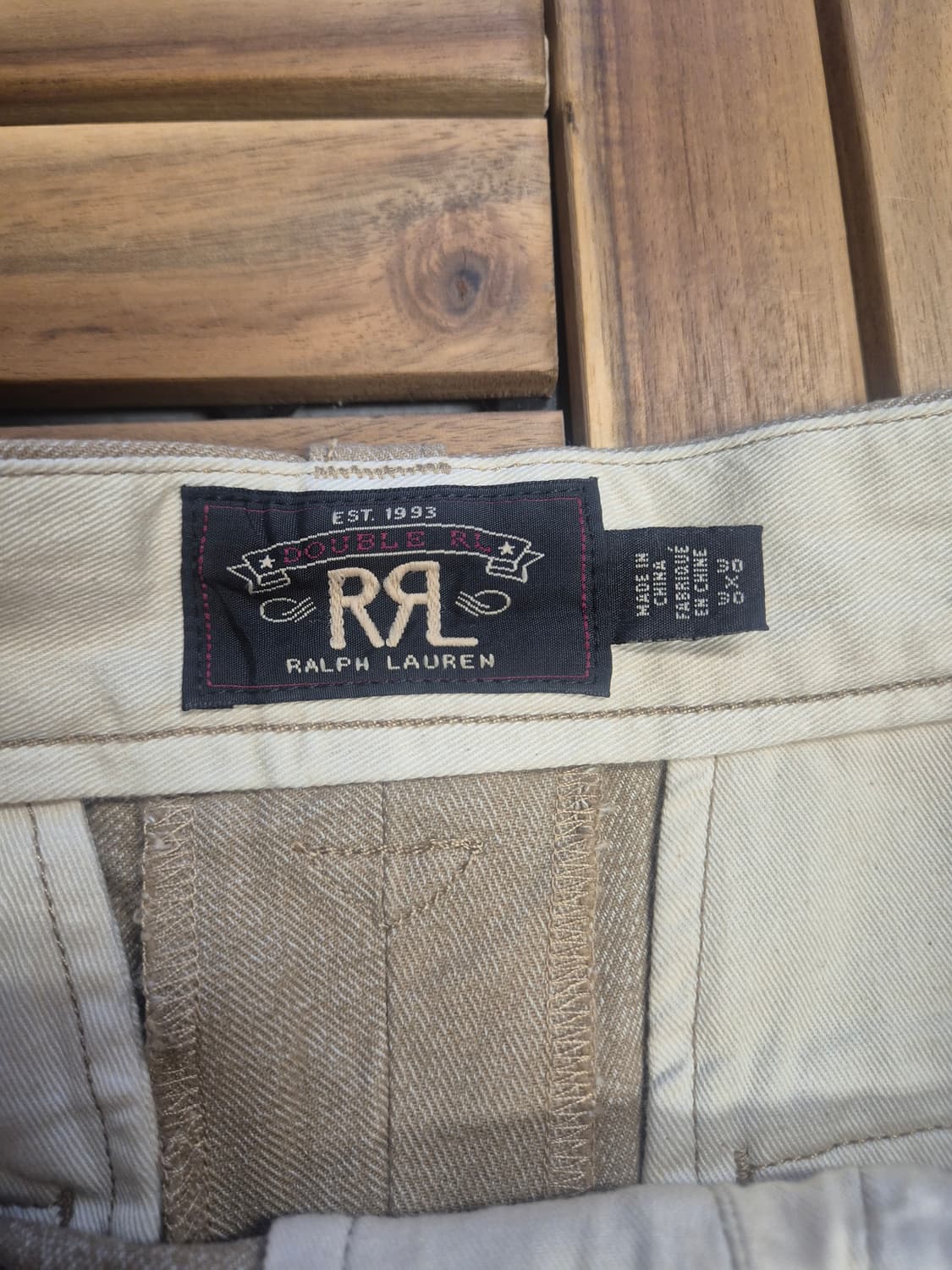 RRL 더블알엘 field fit 오피셜 치노 팬츠 카키 상품이미지3