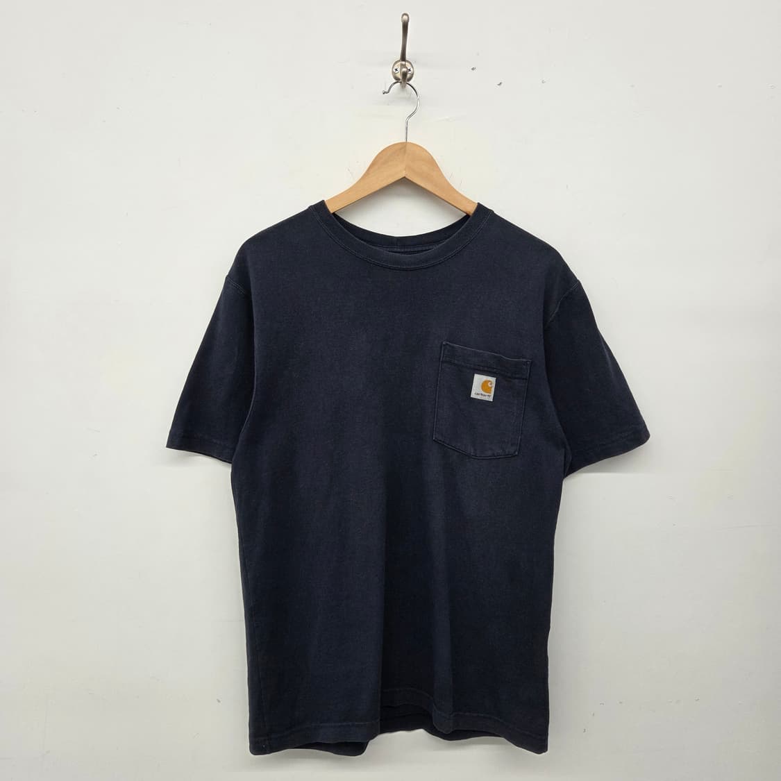칼하트 포켓 반팔 티셔츠 네이비 남s 상품이미지1