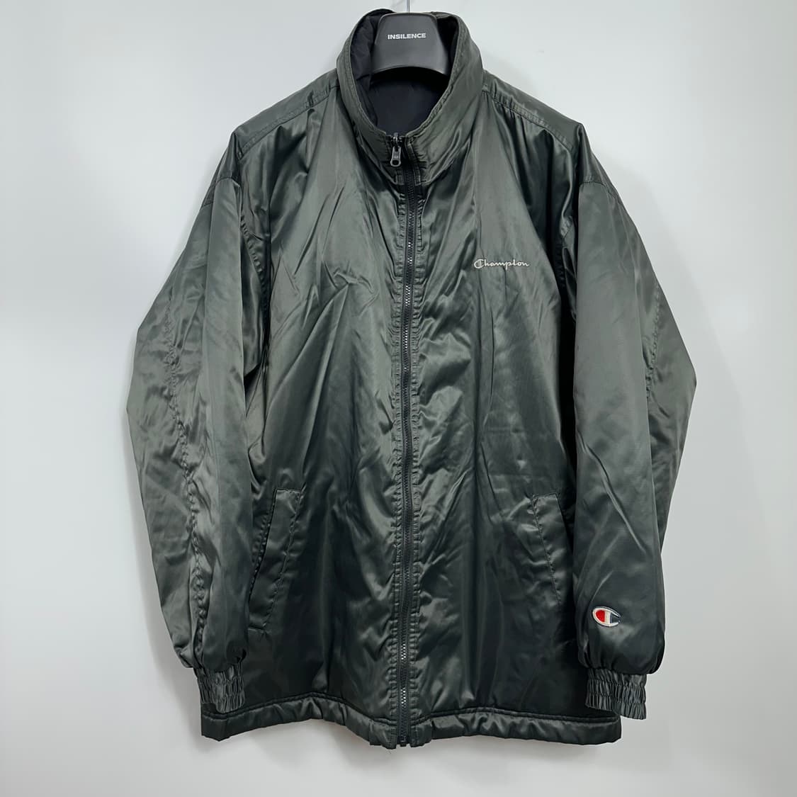 챔피온 오리지널 (일본판) 리버시블 유광 봄버 자켓 상품이미지1