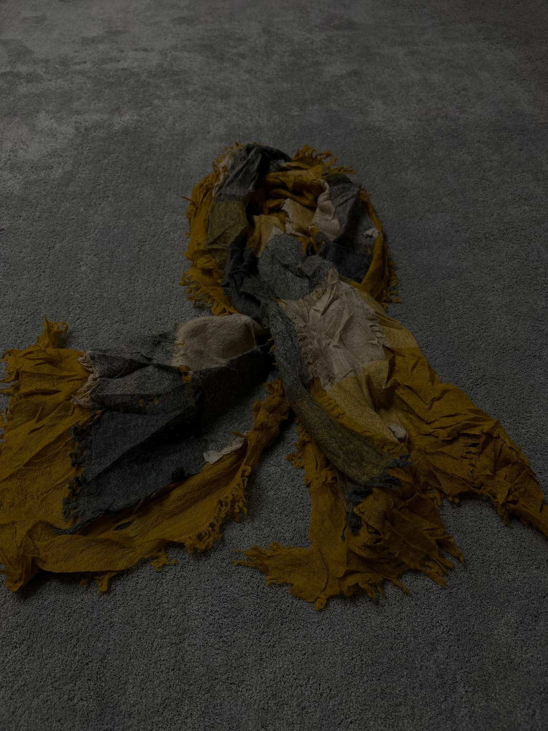 Vintage grunge punk flannel muffler 상품이미지1