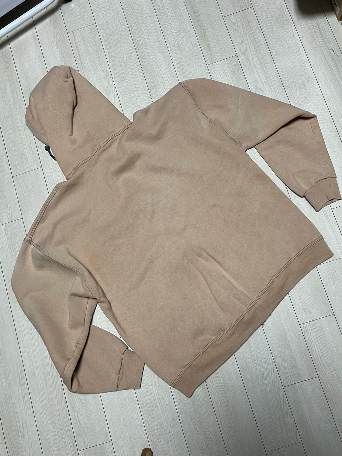 90s러셀후드짚업 스킨샌드베이지 XL사이즈 상품이미지6