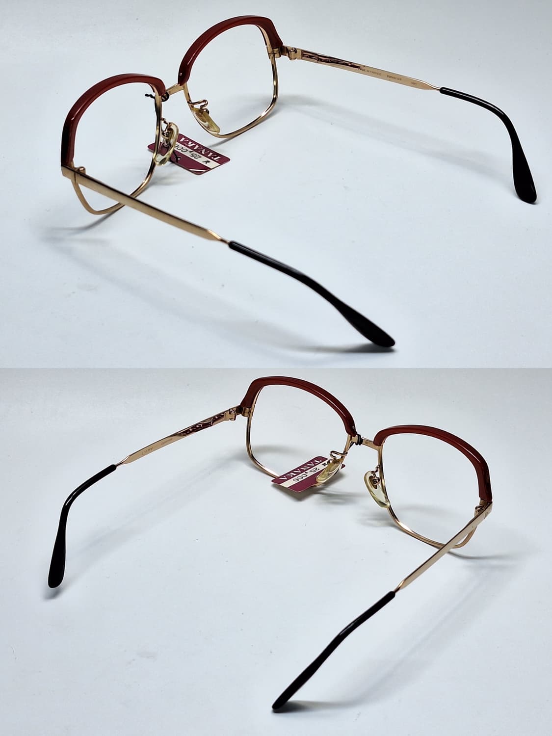 프랑스제 빈티지 데드스톡 미사용/LAMY CORINNE 하금테 금장 안경 상품이미지7