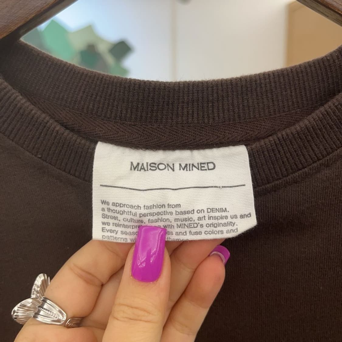 메종미네드 빈티지 레이어드 롱슬리브 S C07125 상품이미지5