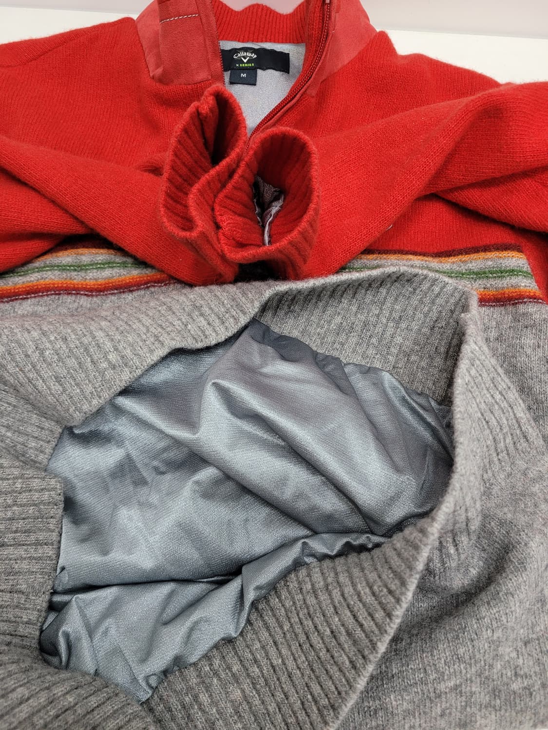 Callaway 캘러웨이 골프 하프 집업 방풍 니트 / 남 M
 상품이미지6