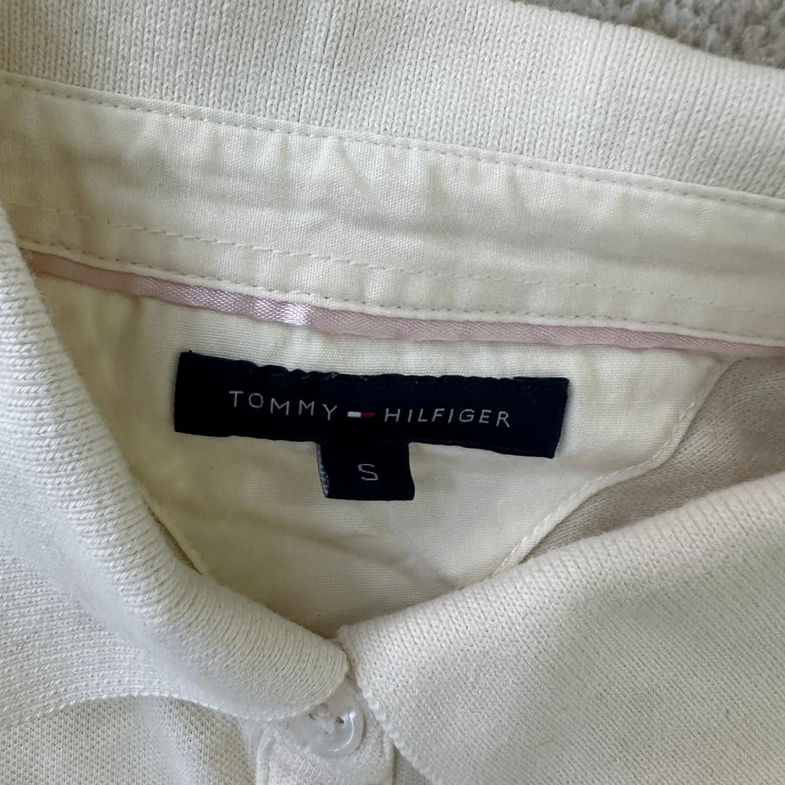 S 타미힐피거 스몰 로고 자수 긴팔  상품이미지2