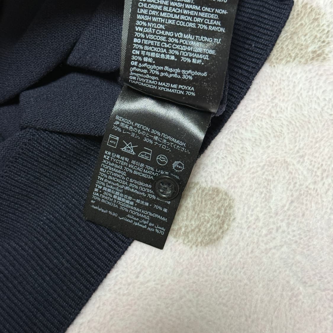 h&m 베이직 가디건 네이비 상품이미지4