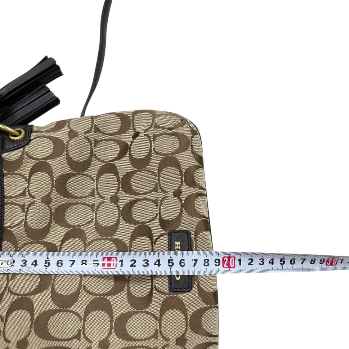 코치 시그니처 로고 2WAY 숄더 크로스백 가방 브라운 상품이미지5