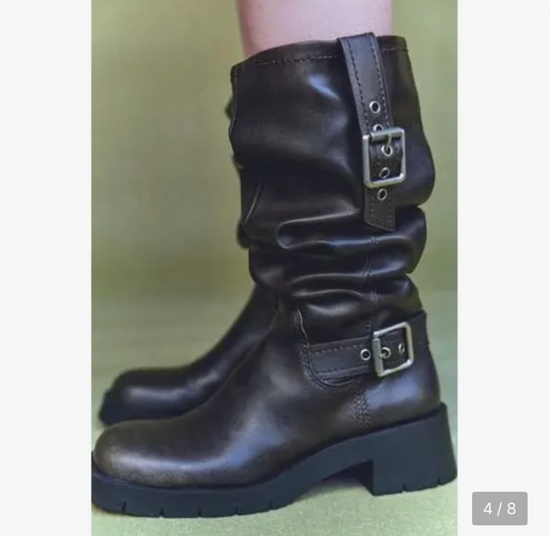 자라 버클 플랫 부츠 상품이미지2