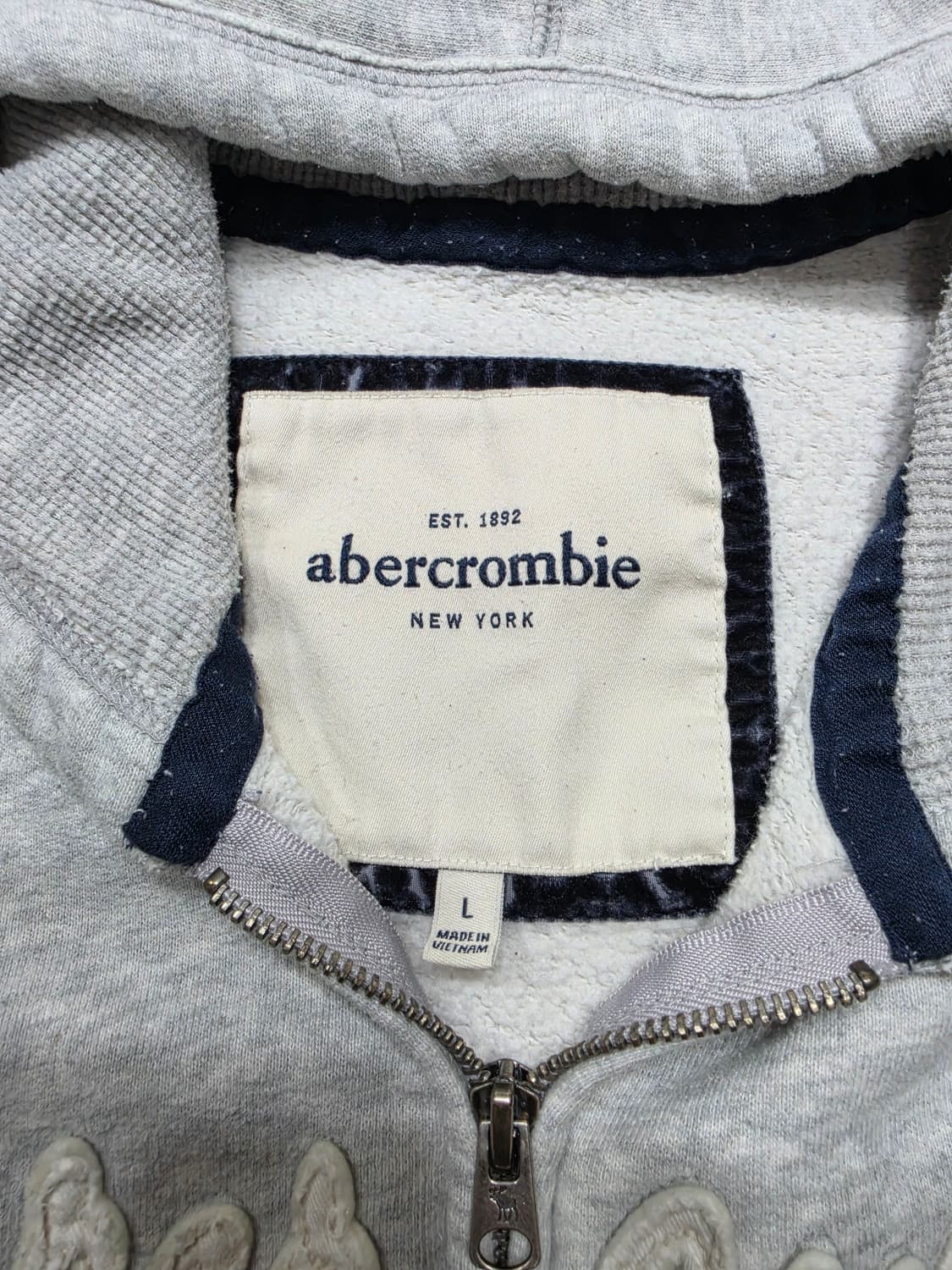 아베크롬비 Y2K 딱붙핏 투웨이 후드집업 L 상품이미지7