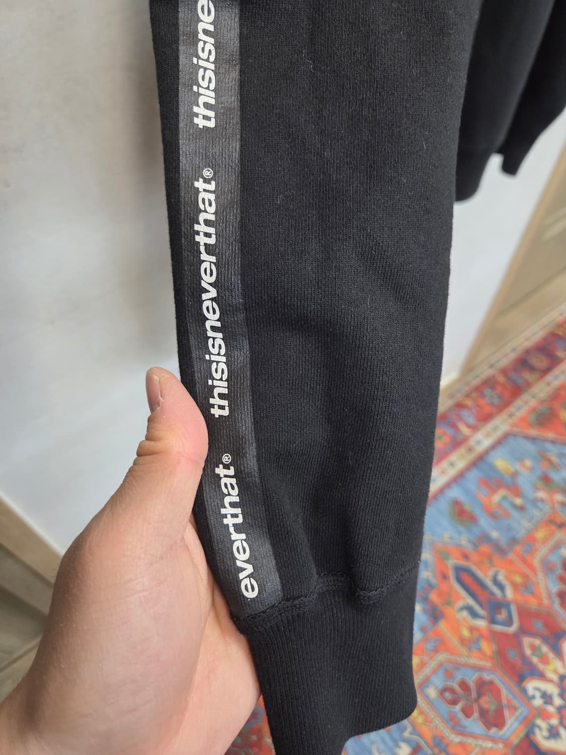 디스이즈네버댓 테잎사이드로고 후드집업 L 상품이미지5