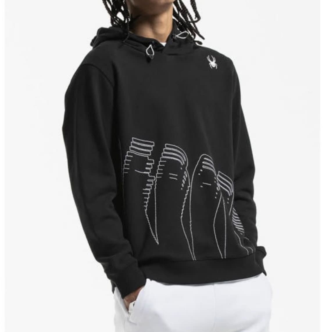 L) 스파이더 후드티 후드티셔츠 상품이미지1