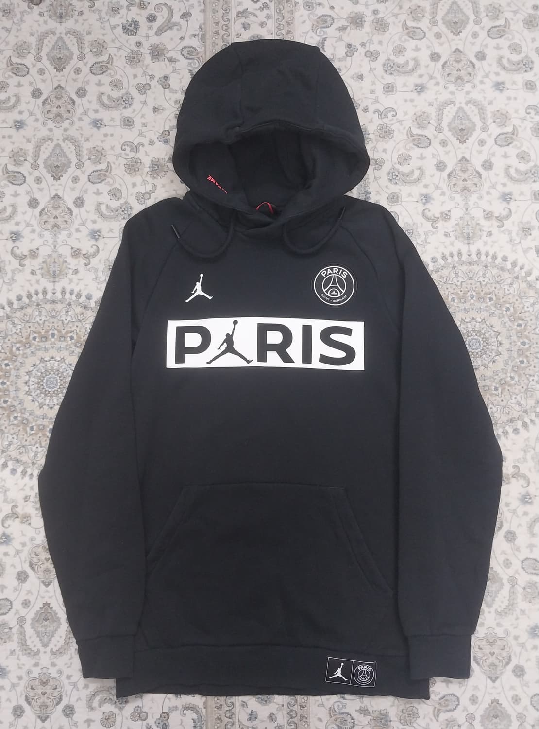 나이키 에어조던 파리생제르맹 검정 후드티 S 상품이미지1