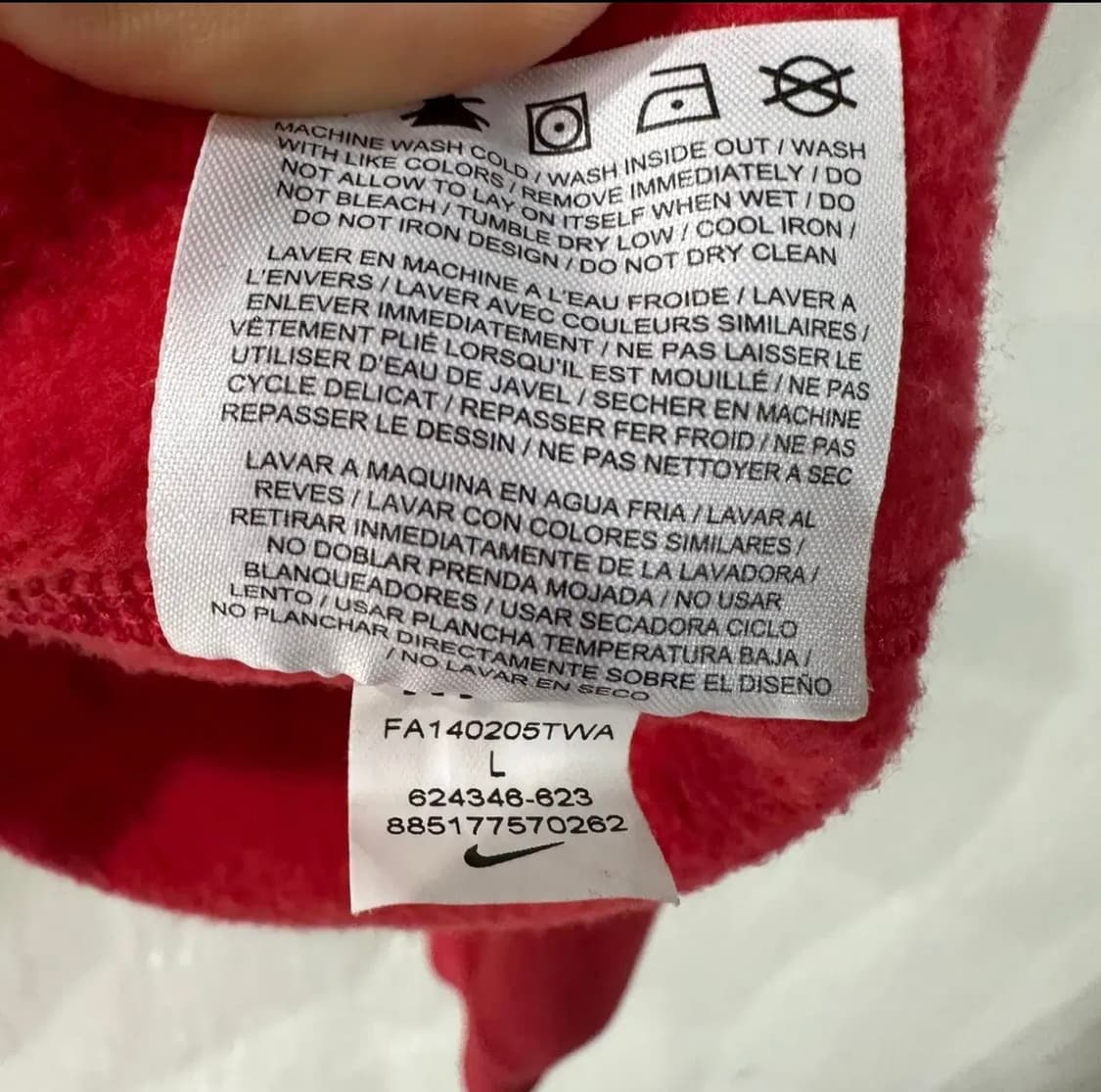 나이키 맨유 후드티 L 상품이미지5