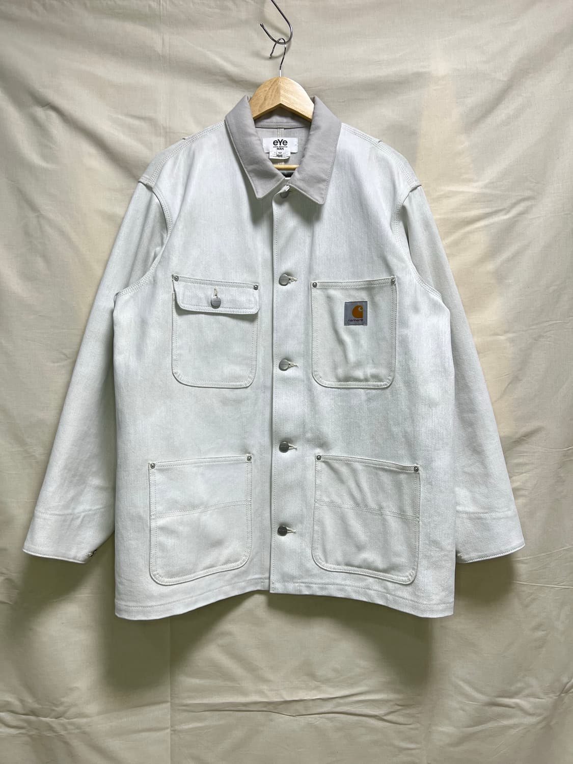 준야와타나베 칼하트 25SS 코티드 데님 카코트 상품이미지1