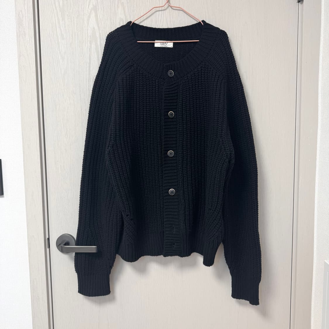 (48) 엘무드 뉴프랩 울 크루넥 가디건 상품이미지1