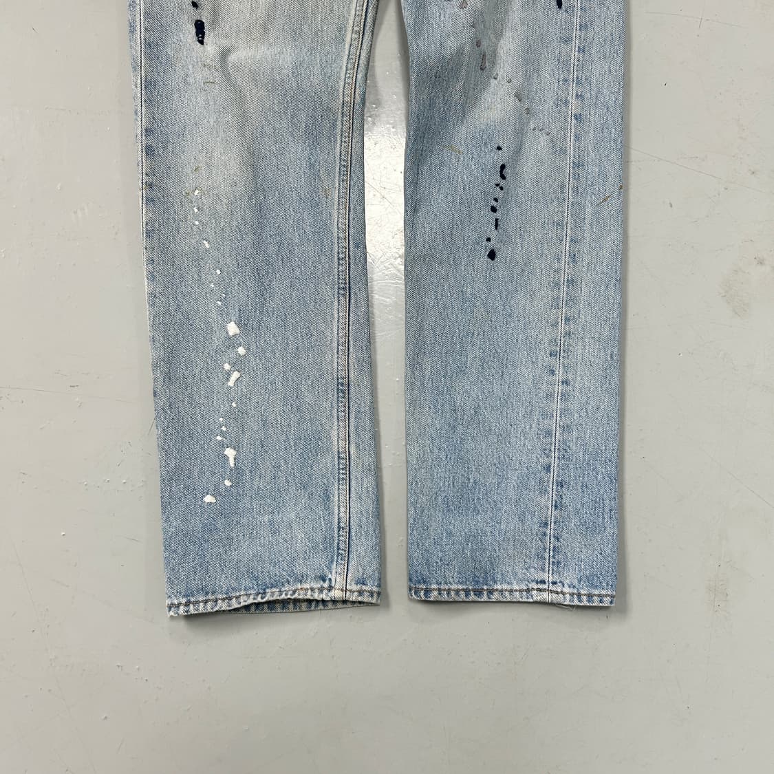 96s 리바이스 501 페인팅 자수 데님  상품이미지3