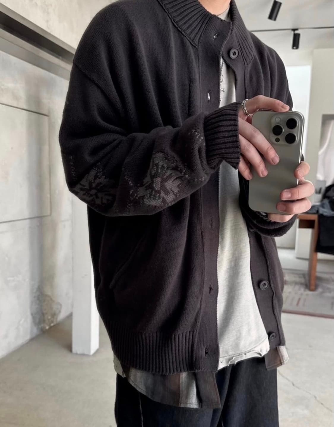 (급처)폴리테루 버튼업 가디건 3 상품이미지1