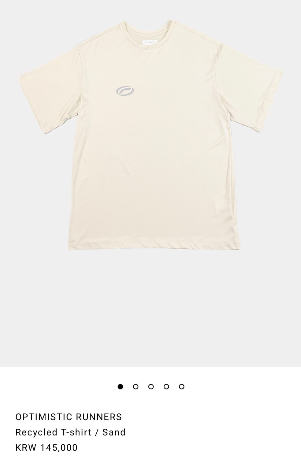 옵티미스틱 러너스 티셔츠 (새상품) 상품이미지2