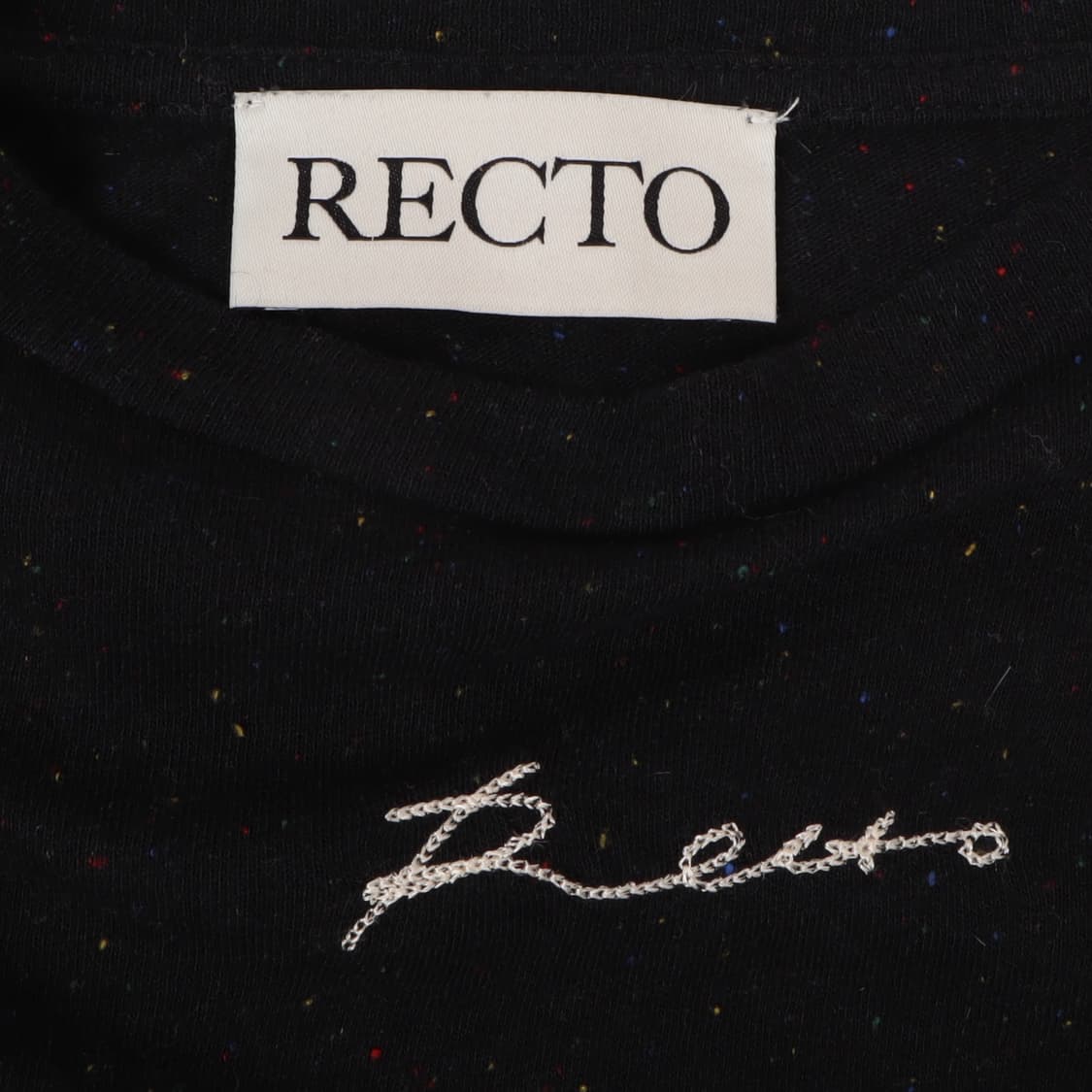 Recto 렉토 체인스티치 크롭 티셔츠 상품이미지8