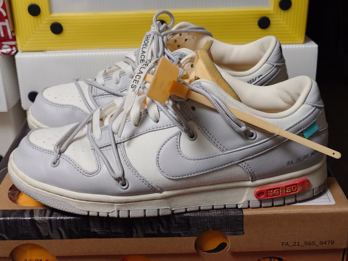 [270] 나이키 덩크 로우 x 오프화이트 Lot.46  박풀 상품이미지1