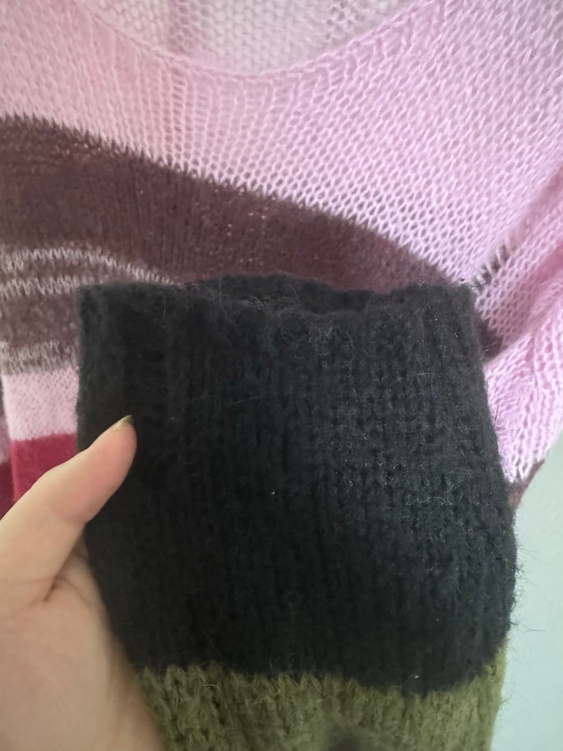 TheOpen Product 스트라이프 니트 상품이미지4