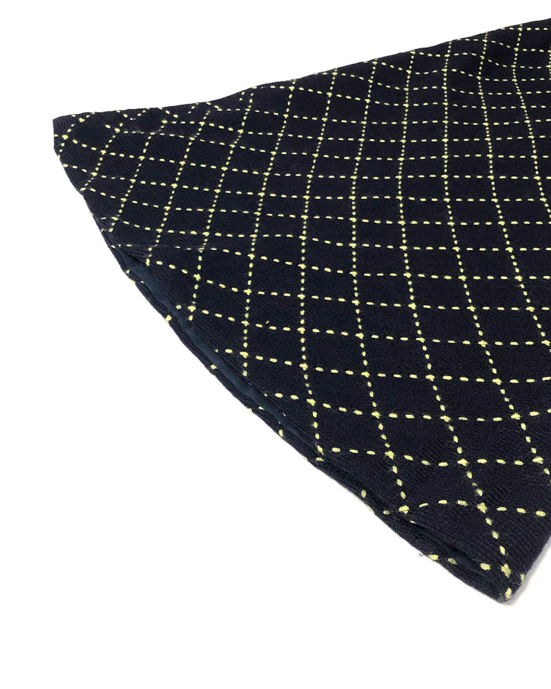 Vintage 네이비 체크 미디스커트  상품이미지4