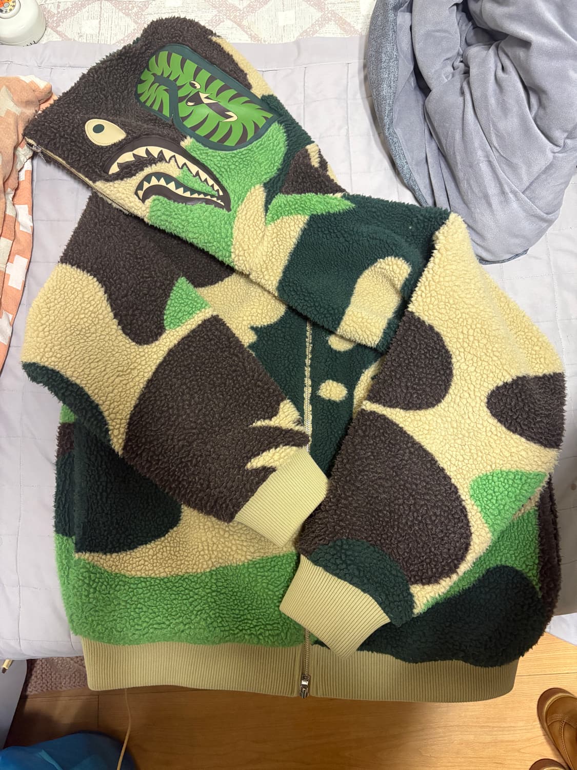 정품)베이프 후드집업 L 상품이미지1