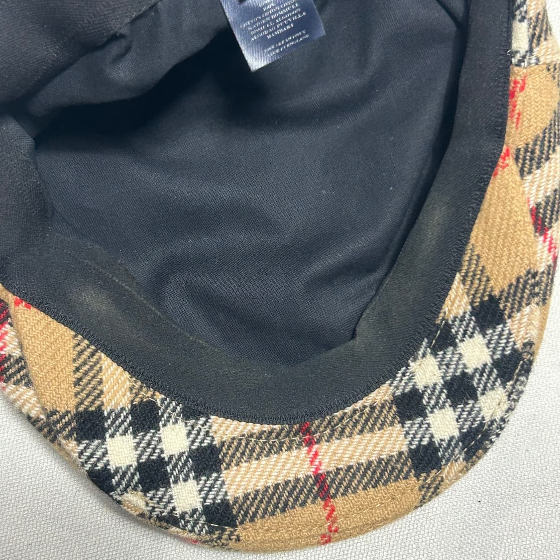 L 버버리 노바체크 헌팅캡  상품이미지4