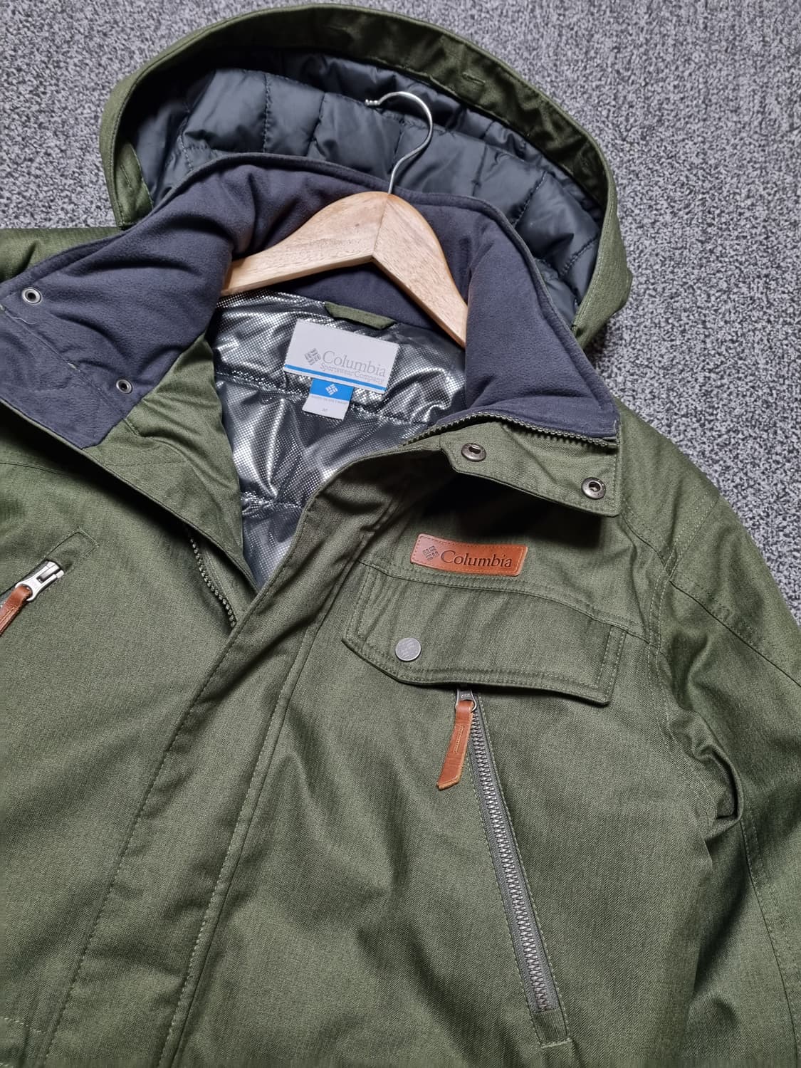 콜롬비아 남성 하프패딩 상품이미지3