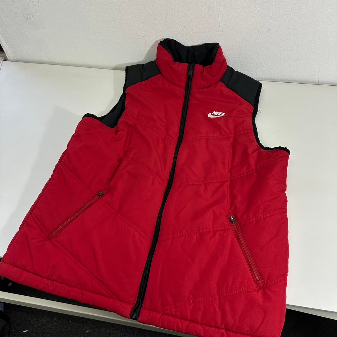 95 나이키 레드 패딩조끼 상품이미지2