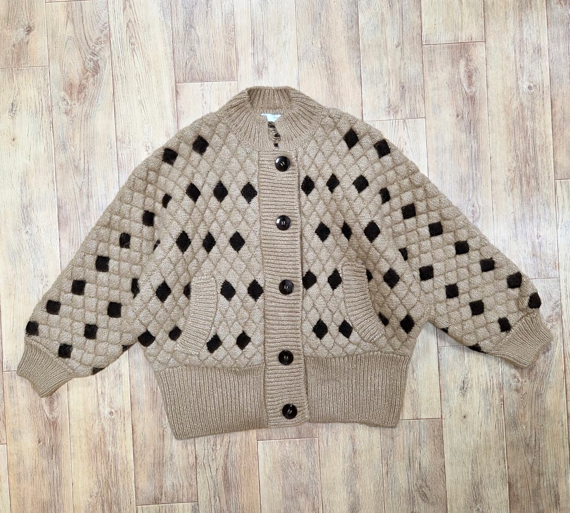 자라(ZARA) 퀼티드 니트가디건 프리사이즈 새상품 상품이미지5