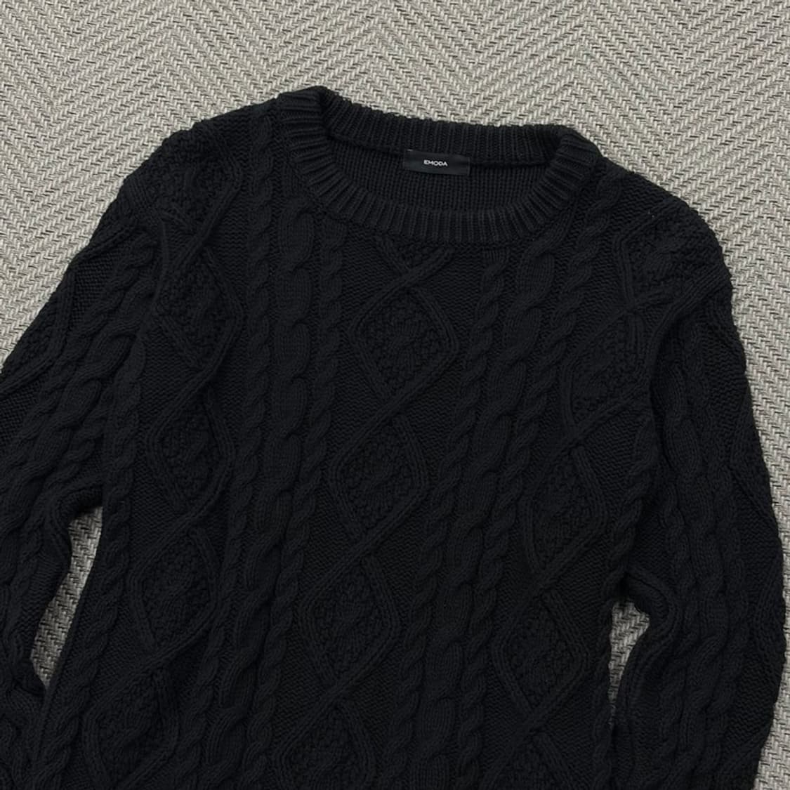 에모다 코튼 니트 스웨터 v1419 상품이미지3