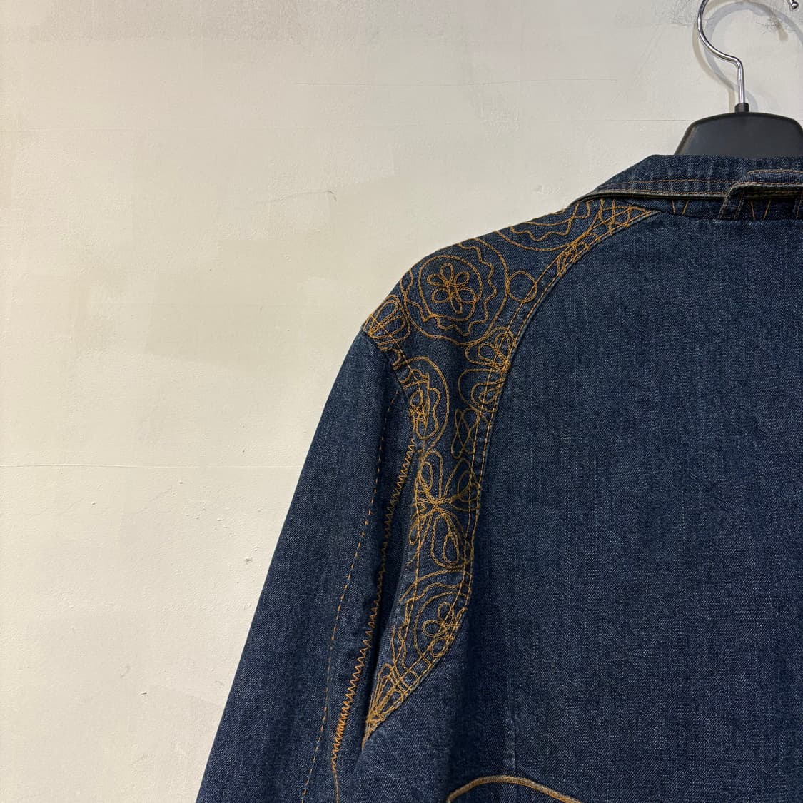 오일릴리 플라워 자수 패치워크 데님자켓 상품이미지8