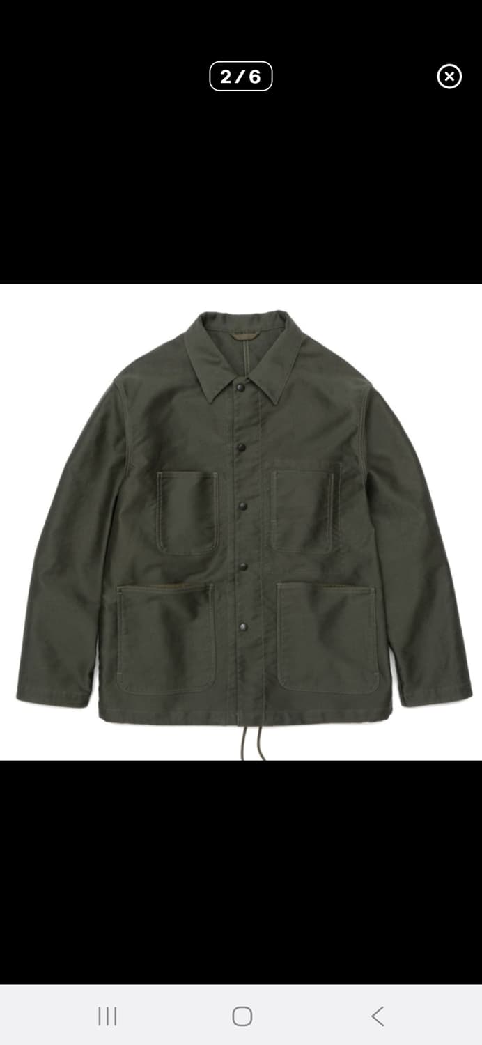 나나미카 몰스킨 독자켓 올리브 상품이미지1