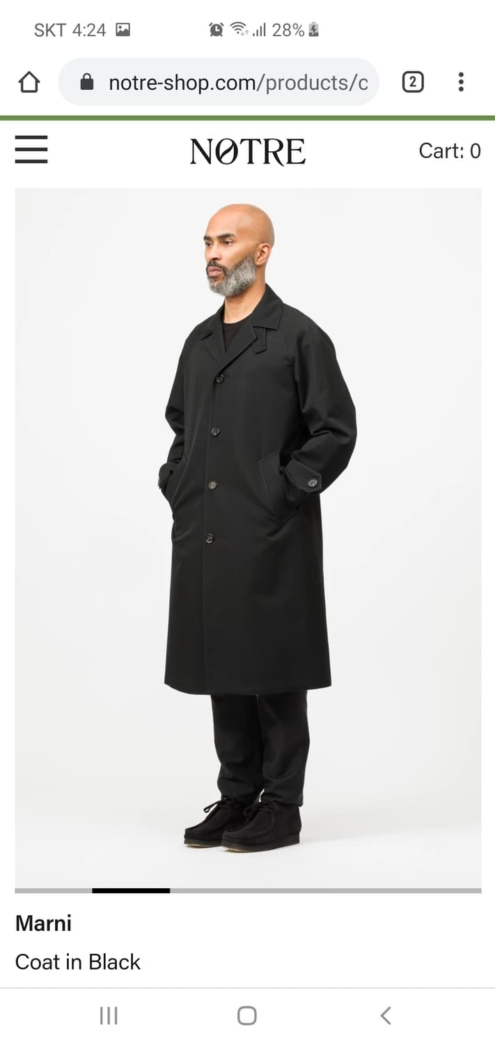 marni 싱글코트 상품이미지1