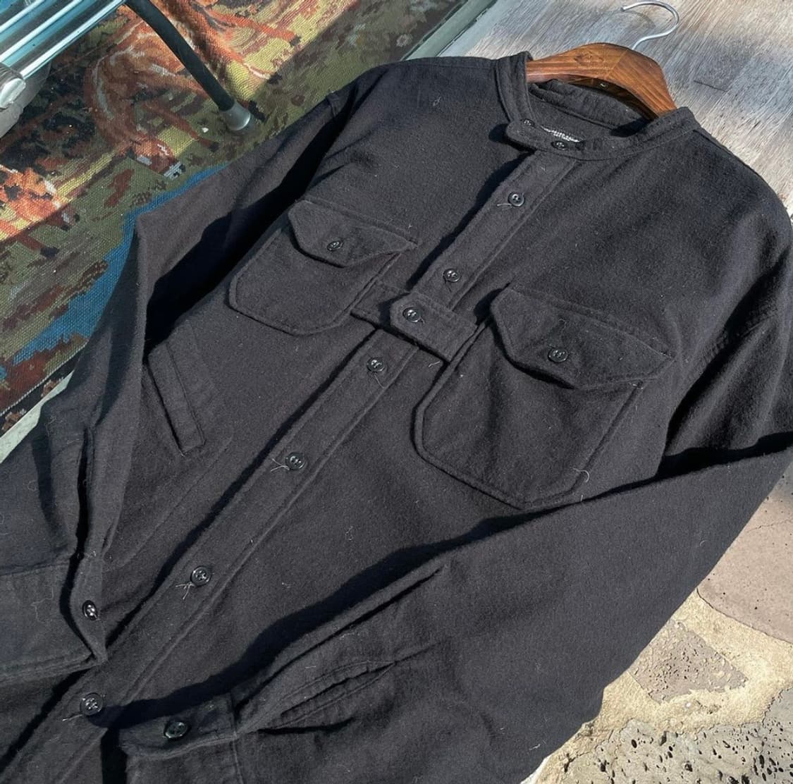 ENGINEERED GARMENTS BANDED COLLAR SHIRT 상품이미지2
