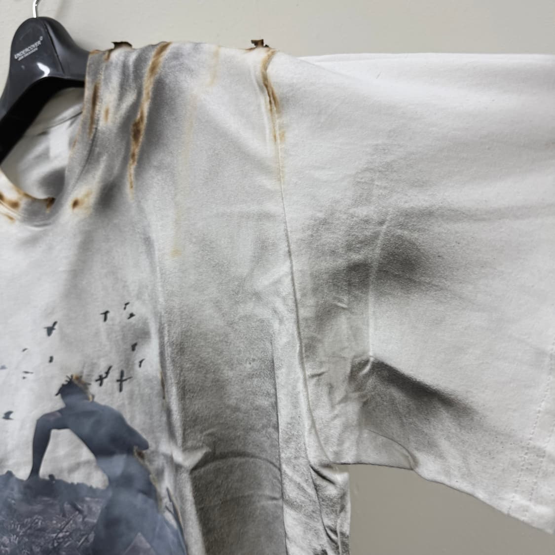 빈티지 디스트로이드 그릴드워싱 티셔츠  상품이미지6