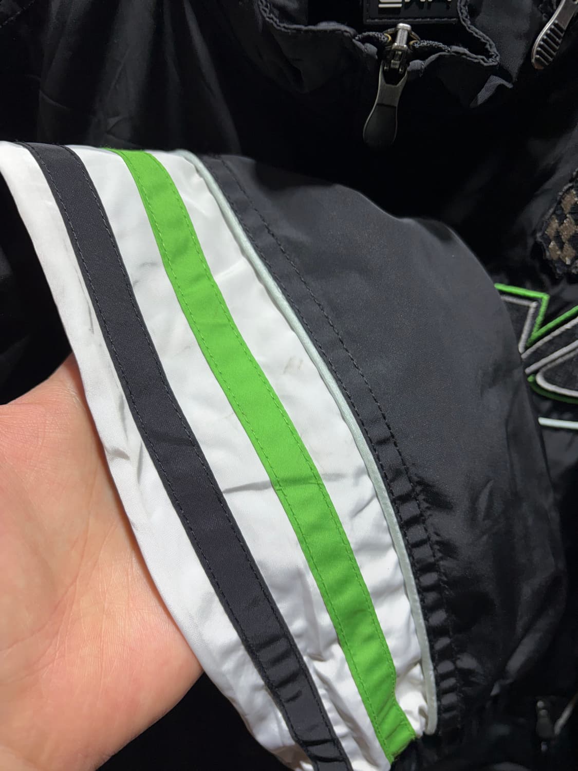 L EXR 이엑스알 레이싱 디테일 나일론 자켓 상품이미지9