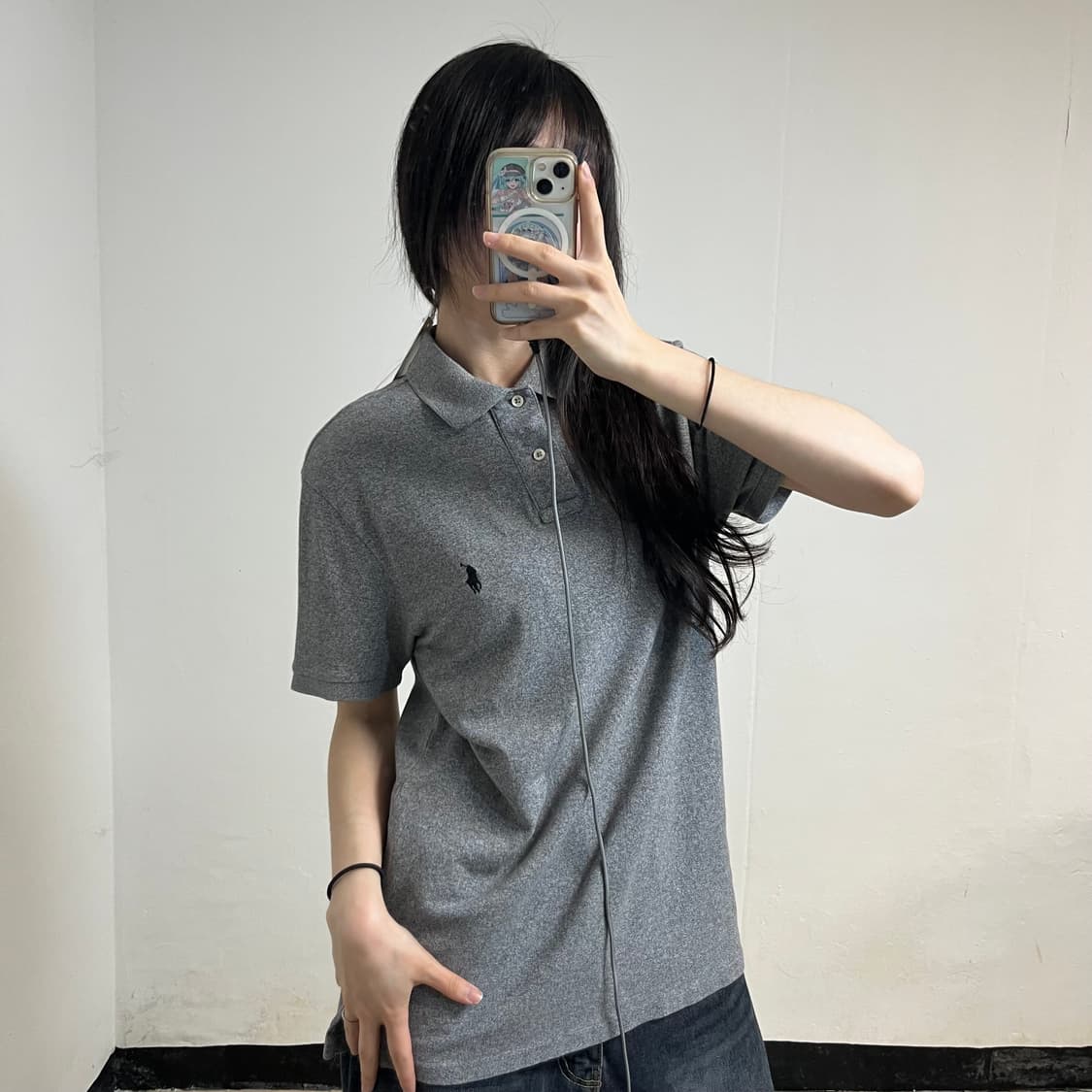Polo Ralph Lauren Grey Collar T-Shirt 상품이미지2