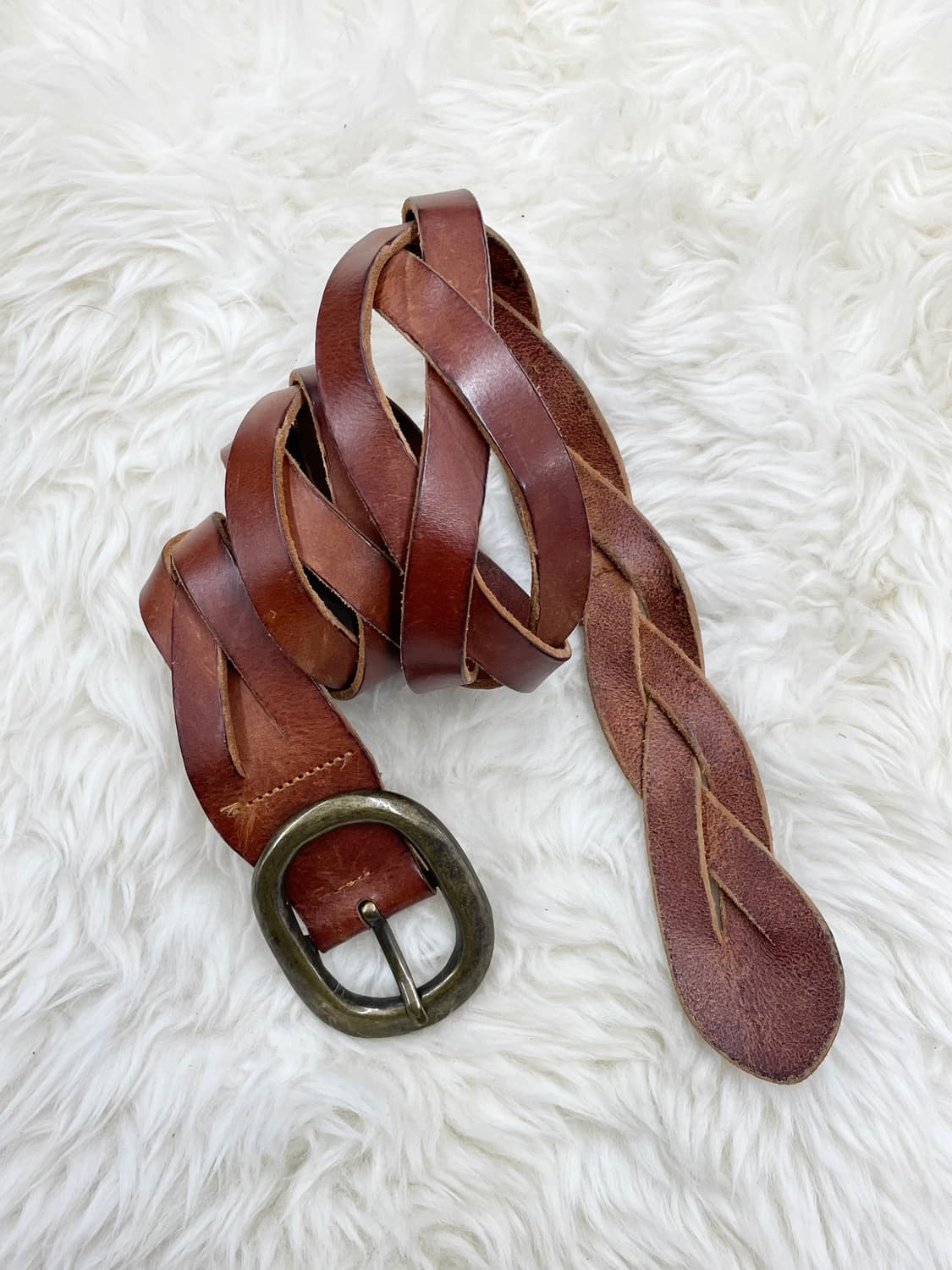 리얼레더 위빙 버클 벨트 상품이미지1