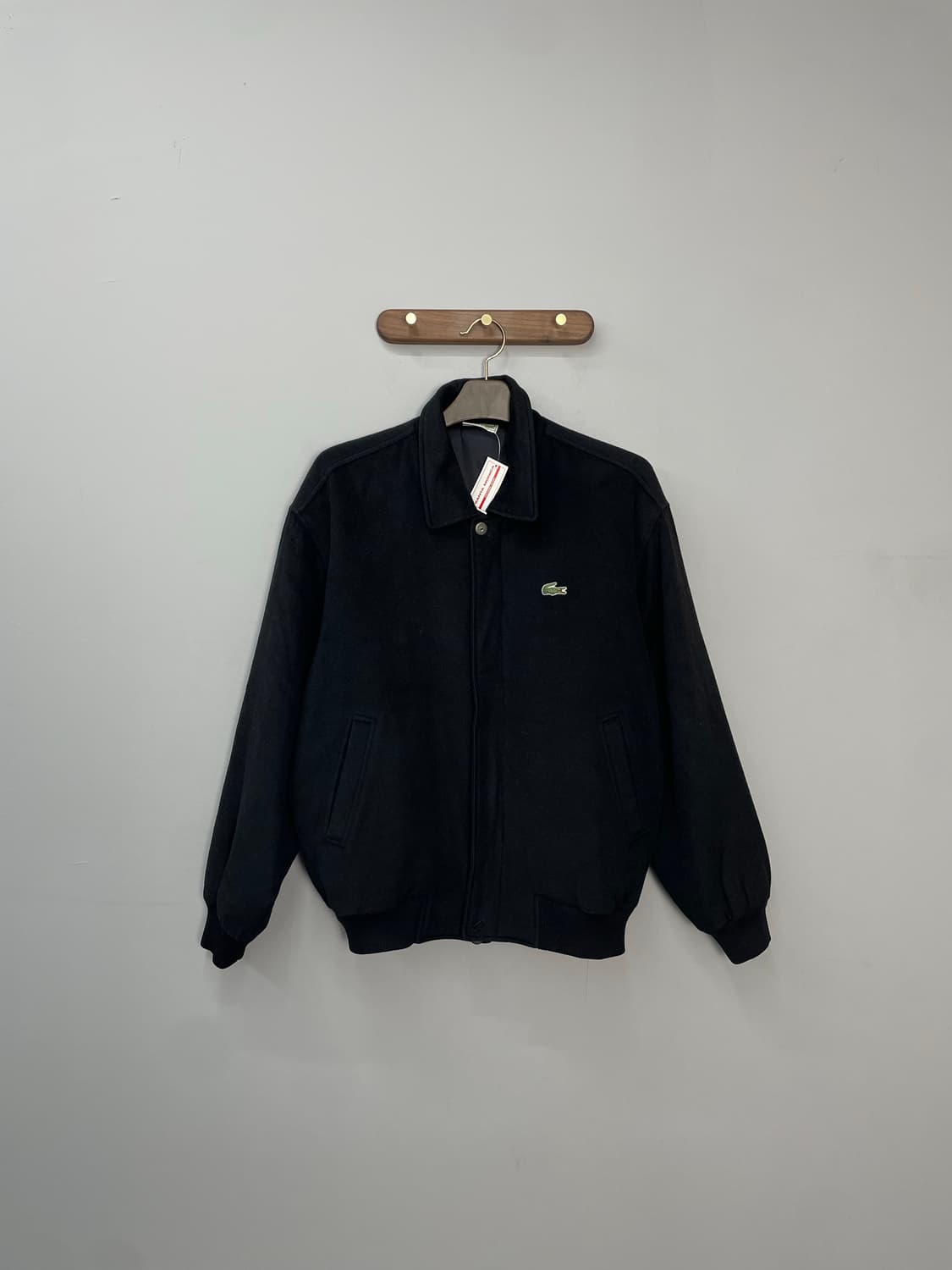 라코스테 블랙 울 봄버 블루종 자켓 H955 상품이미지2