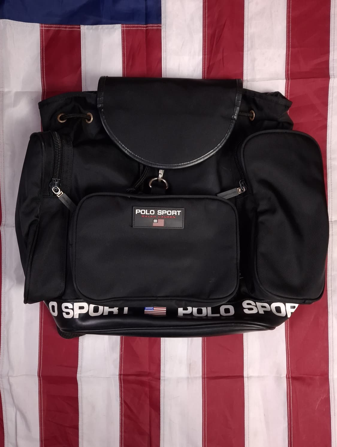 특A 오리지날 90's 폴로 스포츠 스펠아웃 대형 백팩 상품이미지1
