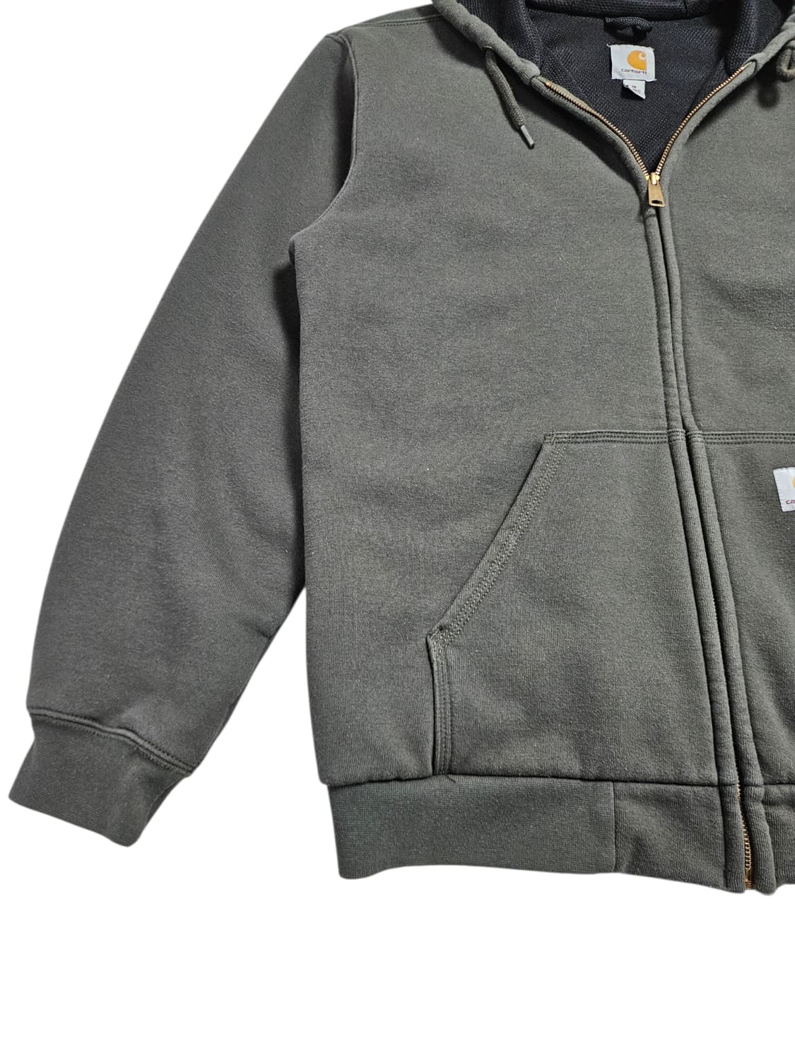 칼하트 써멀 레인디펜더 후드집업 차콜 상품이미지6