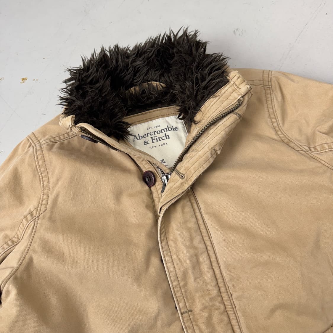 아베크롬비 Y2K 퍼 락시크 펑크 집업 자켓 상품이미지3