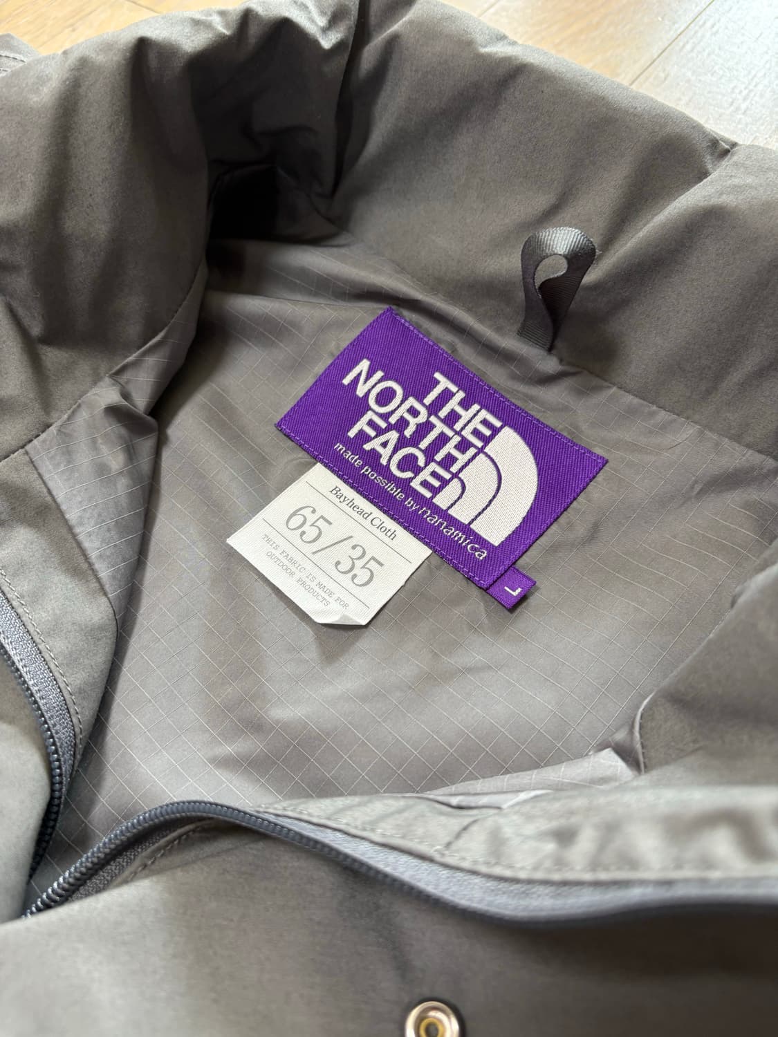 나나미카 노스페이스 퍼플라벨 HYVENT 코트 자켓 그레이 상품이미지9