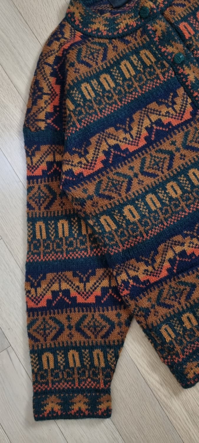 MARIATEX 알파카100% 노르딕패턴 가디건 Free _ 여성 상품이미지3