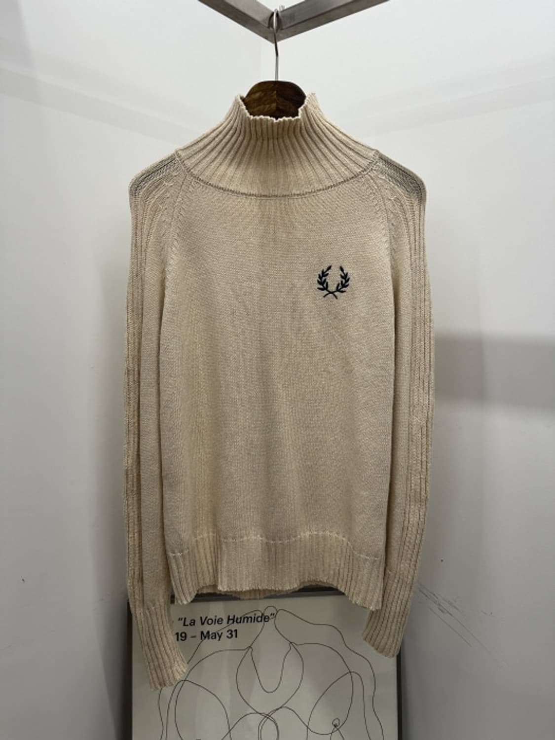 FRED PERRY 코튼 니트 (M) 상품이미지1